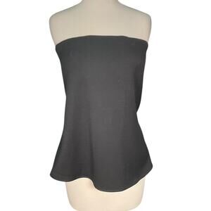 Tuckernuck Strapless Black Top Women’s Small Lined Zip Back Classic Chic Layer